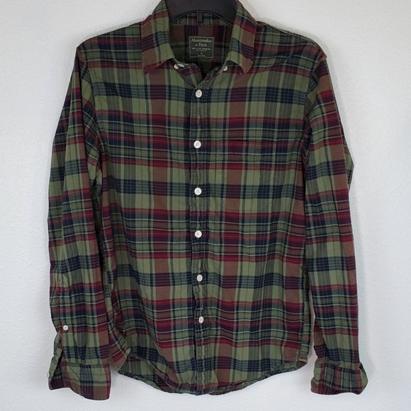 ABERCROMBIE & FITCH Long-Sleeve Shirt, size S